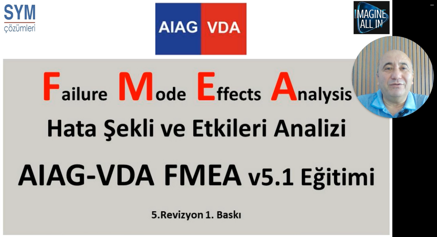 Eğitim: FMEA EĞİTİMİ: RİSKLERİ GÖR, HATALARI BİTİR, MALİYETLERİNİ DÜŞÜR, BAŞARIYI YÖNET!